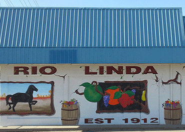 Rio Linda California community pride mural